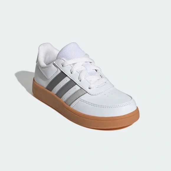 Adidas Breaknet 2.0 White Kids Sneakers | Size‎ 4 / 4.5 | Brand New in Box - Picture 5 of 9